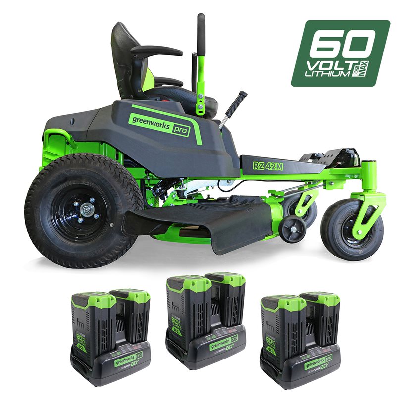 Greenworks 60V CrossoverZ 42-Inch Zero-Turn Lawn Mower Review