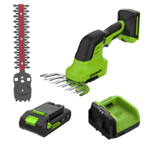 Greenworks 24V POWERALL Shrub Shears kit with Dual Voltage 24V/60V Charger